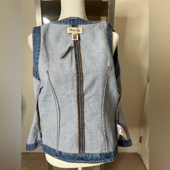 NWT Madewell Crewneck Vest - Picture 10 of 12